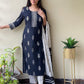 Heavy Embroidery Work Kurti With Pant And Dupatta