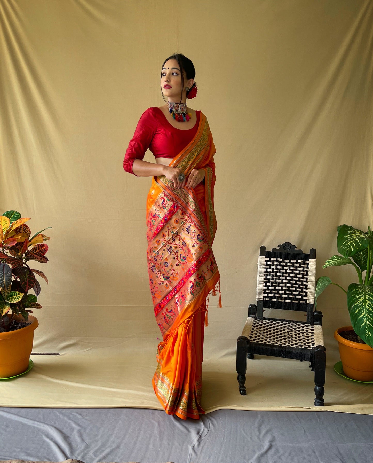 Yellow Paithani Sarees