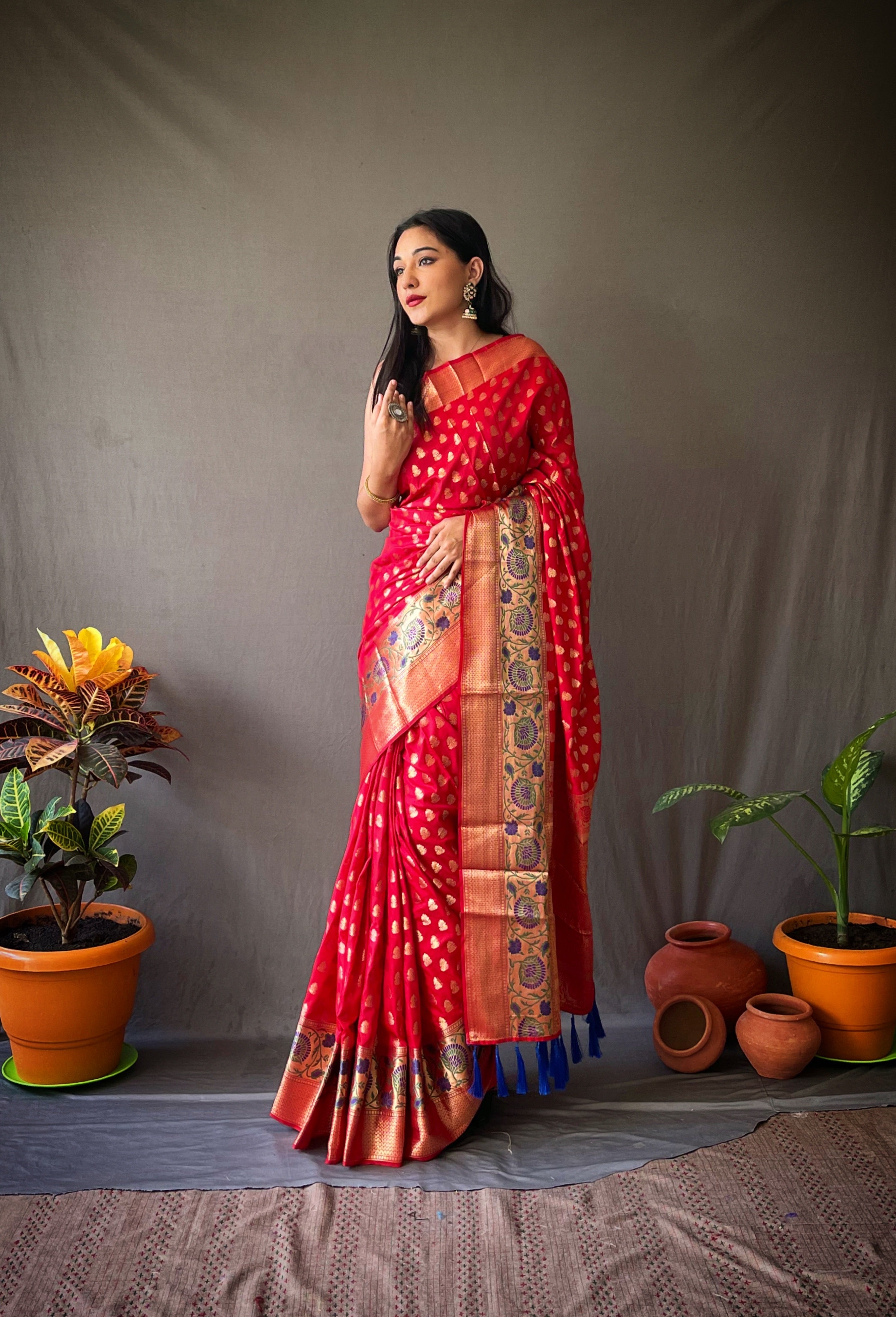 Latest Banarasi Collection - Best Offer On Latest Banarasi Sarees Online –  Bahuji - Online Fashion & Lifestyle Store